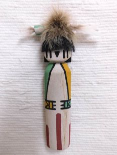 Old Style Hopi Carved Buffalo Maiden Traditional Dancer Katsina Doll
