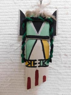 Old Style Hopi Carved Crow Mother Traditional Katsina Doll Ornament