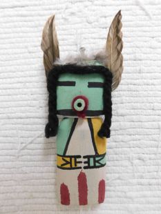 Old Style Hopi Carved Hunter Traditional Kachina Doll (Katsina Doll) Ornament
