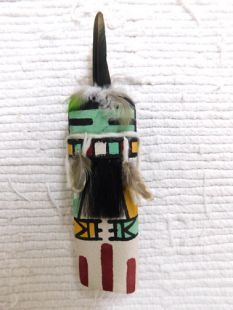 Old Style Hopi Carved Longhair Traditional Rain Dancer Katsina Doll Ornament