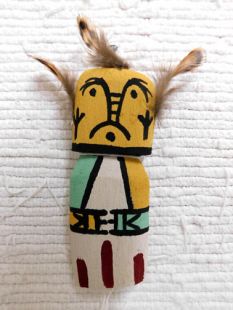 Old Style Hopi Carved Qoqooqlo Traditional Storyteller Katsina Doll Ornament