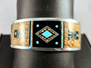 Native American Navajo Made Cuff--Vintage