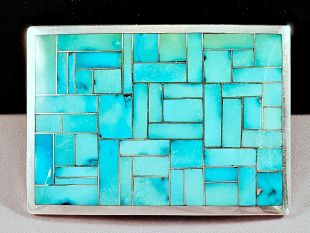 Native American Navajo Made Buckle--Vintage