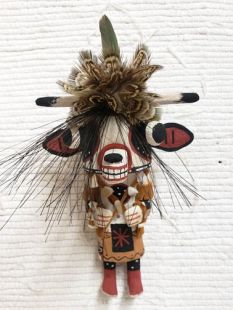 Old Style Hopi Carved Cow Traditional Animal Katsina Doll