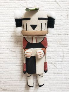Old Style Hopi Carved Snow Maiden Traditional Katsina Doll