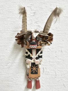 Old Style Hopi Carved Badger Traditional Powerful Healer Katsina Doll
