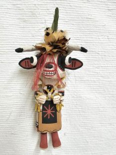 Old Style Hopi Carved Cow Traditional Animal Katsina Doll