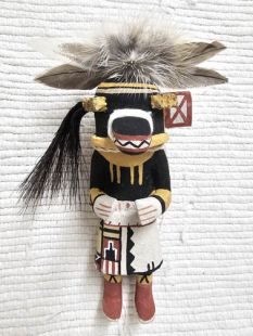 Old Style Hopi Carved Hair Hungry Traditional Racer Katsina Doll