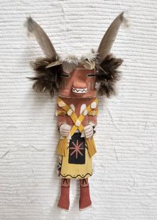 Old Style Hopi Carved Squirrel Traditional Runner Katsina Doll