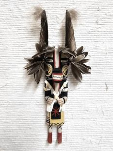 Old Style Hopi Carved Badger Traditional Powerful Healer Katsina Doll