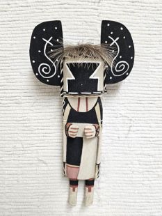 Old Style Hopi Carved Crow Mother Traditional Kachina Doll (Katsina Doll)