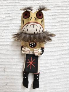 Old Style Hopi Carved Frog Traditional Rain Katsina Doll