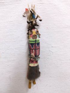 Old Style Hopi Carved Maasaw Traditional Death Katsina Doll