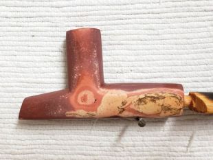 Native American Made Pipestone Plains Style Pipe