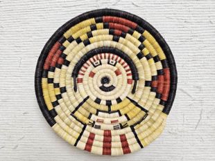 Native American Hopi Made Coil Plaque with Grandmother