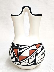 Native American Acoma Handpainted Wedding Vase
