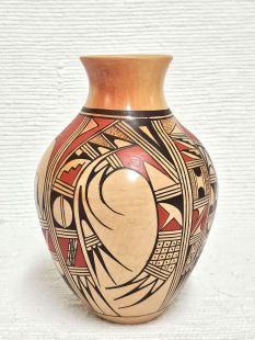 Native American Laguna/Hopi Handbuilt and Handpainted Pot