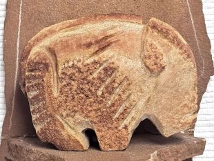 Lakota/Navajo Carved Javelina Fetish