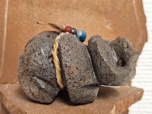 Native American Lakota Carved Bear Sculpture