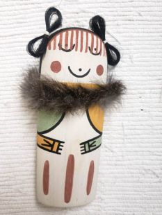 Old Style Hopi Carved Grandmother Traditional Katsina Doll