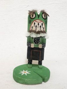 Old Style Hopi Carved Frog Traditional Rain Katsina Doll