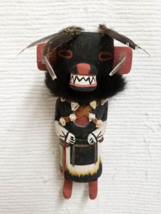 Old Style Hopi Carved Bear Traditional Powerful Healer Katsina Doll