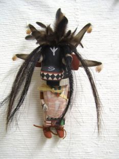Old Style Hopi Carved Ogre Traditional Guard Katsina Doll