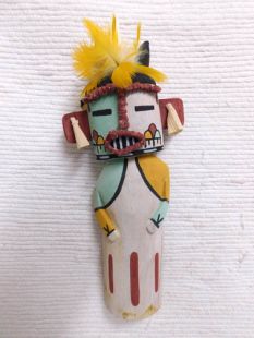 Old Style Hopi Carved Heheya Traditional Messenger Kachina Doll (Katsina Doll)