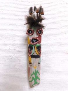 Old Style Hopi Carved Maasaw Traditional Death Katsina Doll