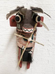 Old Style Hopi Carved Priest Killer Traditional Kachina Doll (Katsina Doll)