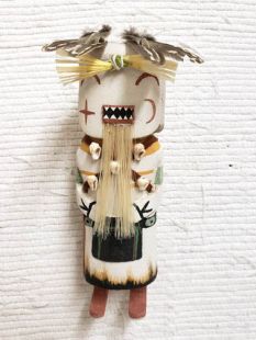 Old Style Hopi Carved Chakwaina Traditional Warrior Katsina Doll