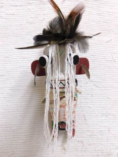 Old Style Hopi Carved Ogre Traditional Guard Kachina Doll (Katsina Doll)