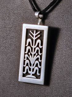 Native American Hopi Made Corn Pendant 