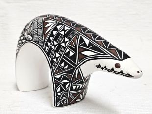 Native American Acoma Handpainted Spirit Bear