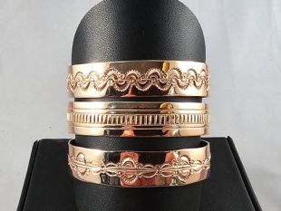 Native American Navajo Made Copper Bracelets