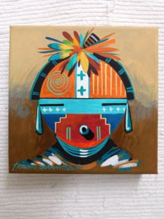 Native American Made Maiden Painting