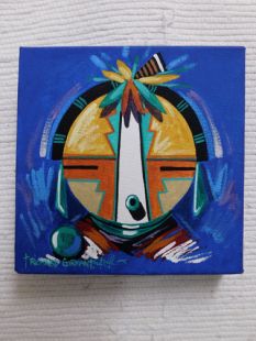 Native American Made Maiden Painting