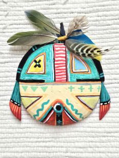 Native American Hopi Made Maiden Mask