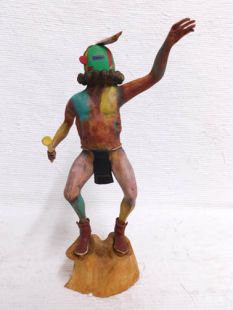 Native American Hopi Carved Kokopelli Fertility Katsina Doll