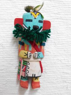 Old Style Hopi Carved Parrot Traditional Bird Katsina Doll