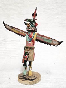 Native American Hopi Carved Eagle Great Spirit Katsina Doll