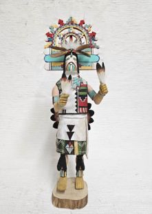 Native American Hopi Carved Butterfly Maiden Dancer Katsina Doll