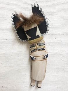 Old Style Hopi Carved Crow Mother Traditional Katsina Doll