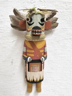 Old Style Hopi Carved Moon Traditional Kachina Doll (Katsina Doll)