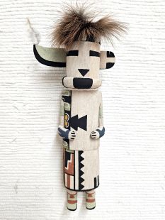Old Style Hopi Carved Zuni Rain Priest Traditional Kachina Doll (Katsina Doll)