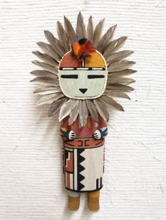 Old Style Hopi Carved Sunface Traditional Powerful Spirit Katsina Doll