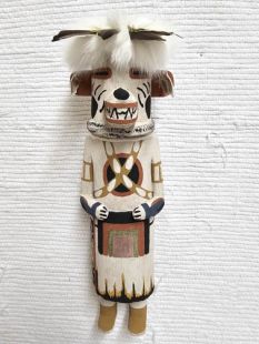 Old Style Hopi Carved Bear Traditional Powerful Healer Katsina Doll