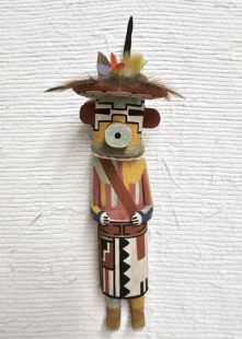 Old Style Hopi Carved Snow Dancer Traditional Kachina Doll (Katsina Doll)