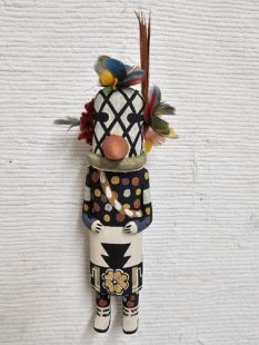 Old Style Hopi Carved Bean Traditional Kachina Doll (Katsina Doll)