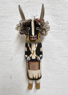 Old Style Hopi Carved Badger Traditional Powerful Healer Kachina Doll (Katsina Doll)